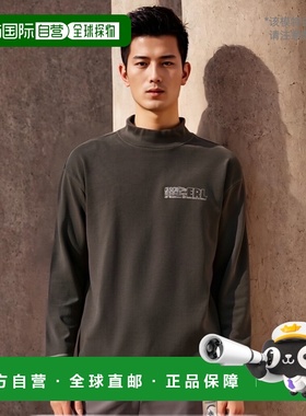 香港直邮ERL 男士T恤 ERL08T010BLACK SS2024 灰色