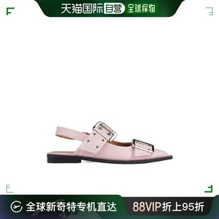 GANNI 甘尼 女士 S2488 香港直邮潮奢 搭扣芭蕾舞鞋 平底鞋