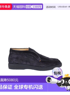 香港直邮Santoni 徽标沙漠靴 MGDT17823OOTEGEXU60BLUE