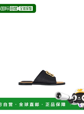 香港直邮GIVENCHY 女士凉鞋 BE3099E28N001 AW2024 黑色 4G平底凉