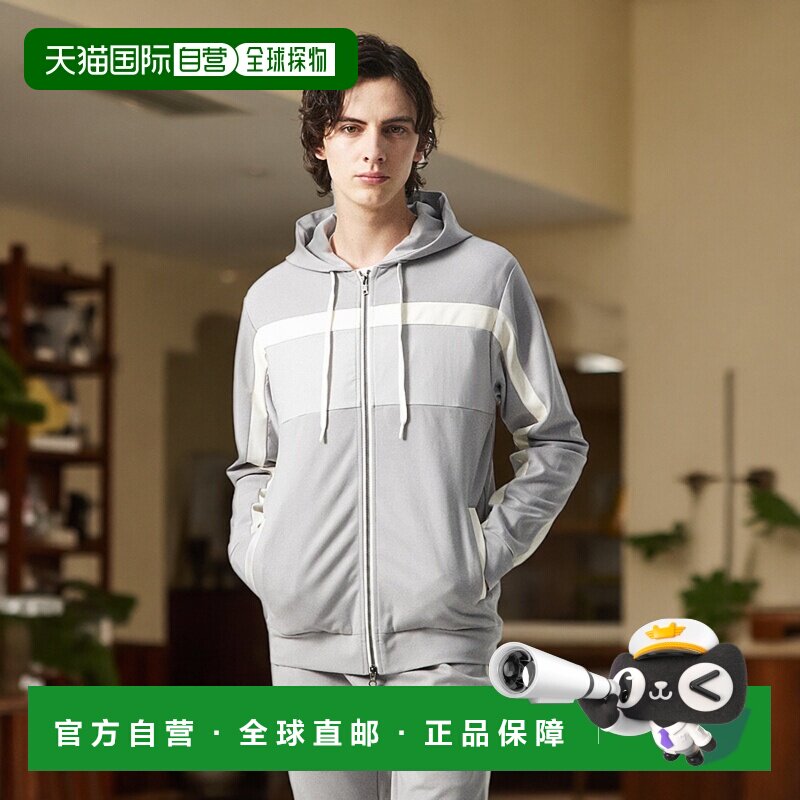 1h可退 日本直邮5351 POUR LES HOMMES 男女同款立领拉链连帽卫衣