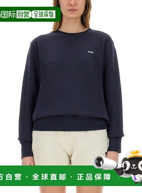 1h可退 香港直邮AUTRY 女士 刺绣徽标卫衣 SWPMA1JB blue蓝色 舒