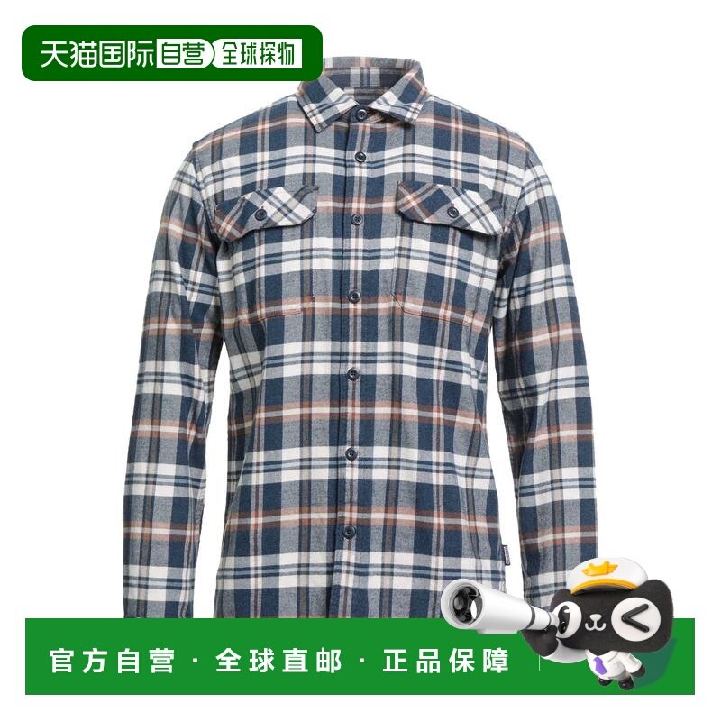 1h可退 香港直邮Patagonia 巴塔哥尼亚 男士 格纹衬衫 blue蓝色,运动服/休闲服装,运动POLO衫,淘宝优惠券,粉丝福利购,淘宝优惠卷