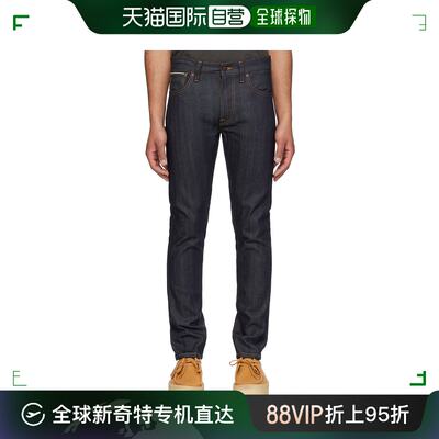 香港直邮潮奢 Nudie Jeans 男士 蓝色 Lean Dean 牛仔裤 114572