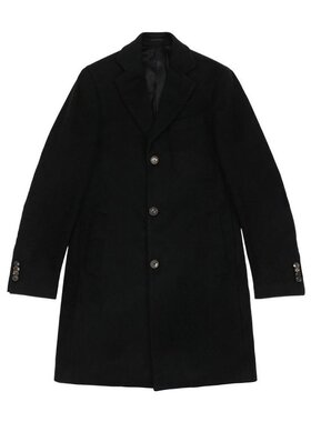 Salvatore Ferragamo 翻领纽扣大衣 142304