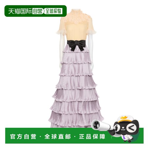 1h可退 香港直邮VALENTINO 女士连衣裙 BVDLL593MDH3 AW2025 花色