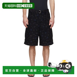 付款1h内可退 香港直邮潮奢 Sacai 男士 黑色 Overdyed Floral Pr