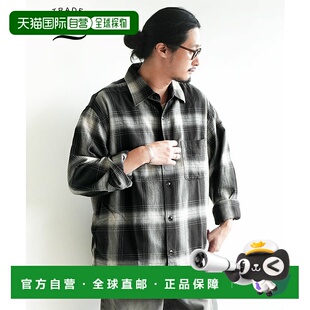 日本直邮gold SUVIN棉质格纹常规领衬衫男士上衣 [GL29546]