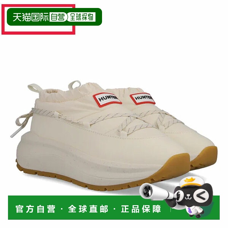 日本直邮Hunter Grip 泡泡蕾丝一脚蹬运动鞋(渐变白色橡胶色)(U