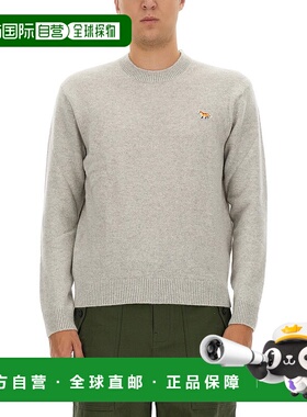 香港直邮MAISON KITSUNÉ 男士针织毛衣 LM00813KT1006LIGHTGREY