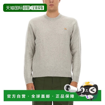 香港直邮MAISON KITSUNÉ 男士针织毛衣 LM00813KT1006LIGHTGREY