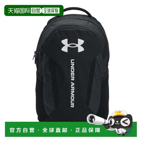 日本直邮UA Hustle 6.0 Backpack 黑色双肩包