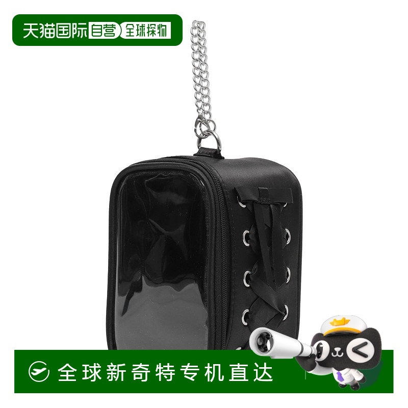 1h可退 日本直邮WEGO 女士侧边蕾丝装饰大容量毛绒玩具收纳包 LG2