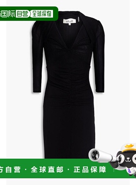 1h可退 【美国直邮】DIANE VON FURSTENBERG Elena ruched stretc