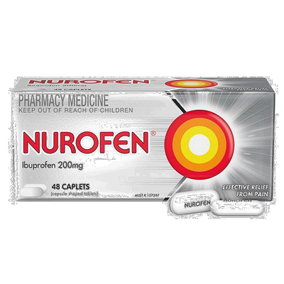 澳大利亚直邮Nurofen 布洛芬疼痛缓释片200mg 48粒/盒