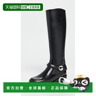 1h可退 香港直邮Coperni 女士 Cavalier 带子靴子 black黑色 舒适