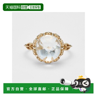 日本直邮日潮 agete阿卡朵 <11月诞生石>K5黄玉戒指