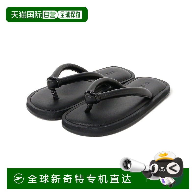 1h可退 日本直邮Waa. studios 女士现代感方头皮革拖鞋 643305342