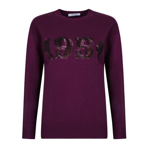 MAX MARA 女士针织毛衣 1366224206027 AW2024 红色 长袖毛衣