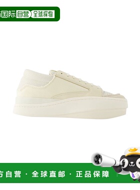自营 Lux Bball 低帮运动鞋 - Y-3 - 皮革 - 白色 - 米色 美国奥