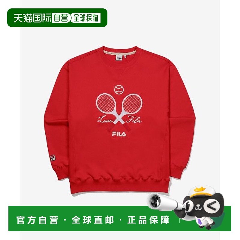 韩国直邮FILA 男士卫衣1100FS2POE3301XRED斐乐