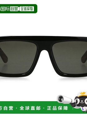 1h可退 香港直邮潮奢 Gucci 古驰 男士 Eyewear 矩形框太陽眼鏡 7