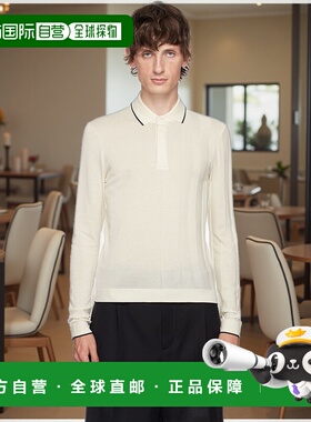 1h可退 香港直邮潮奢 Jacquemus 男士 灰白色 Le polo Tricot Pol