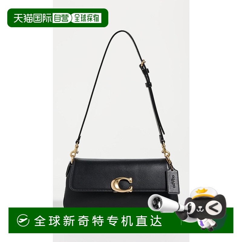 1h可退 潮奢Coach蔻驰女包女士RefinedJet小牛皮肩肩包