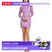 The Dress Population 自营Dress Hazel Bodycon purple 美国奥