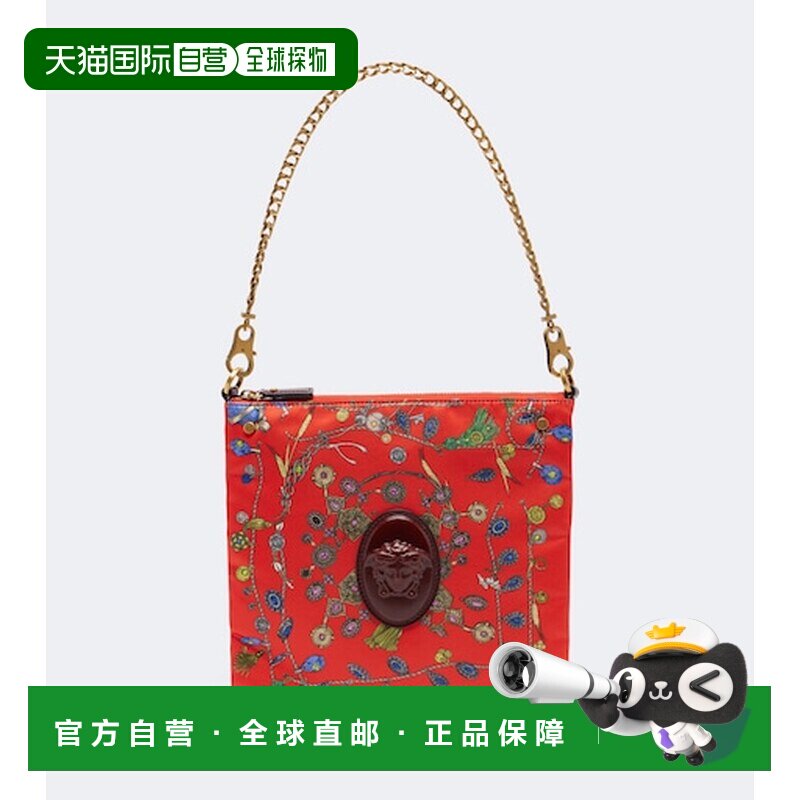 香港直邮versace 范思哲 女士 Medusa duchess 印花肩包斜挎包
