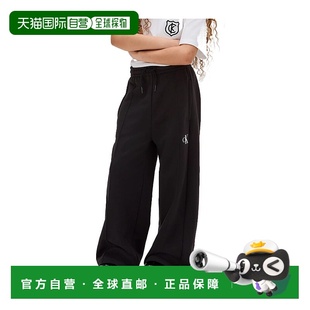 香港直邮CALVIN AW2025 KLEIN IG0IG02875BEH 黑 女童长裤 1h可退