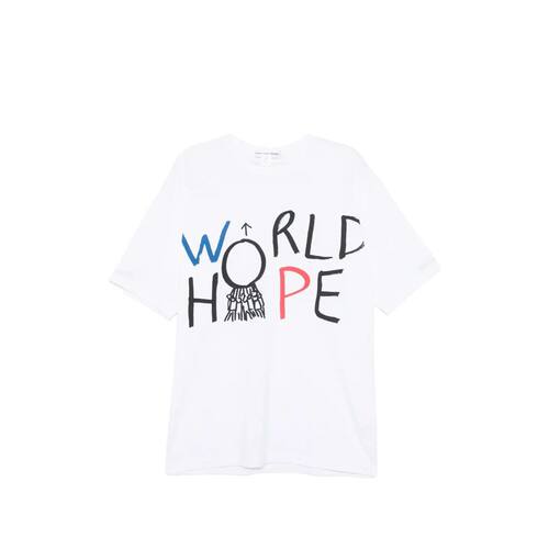 香港直邮COMME DES GARCONS 男士T恤 FQT039S26WHITE SS2026