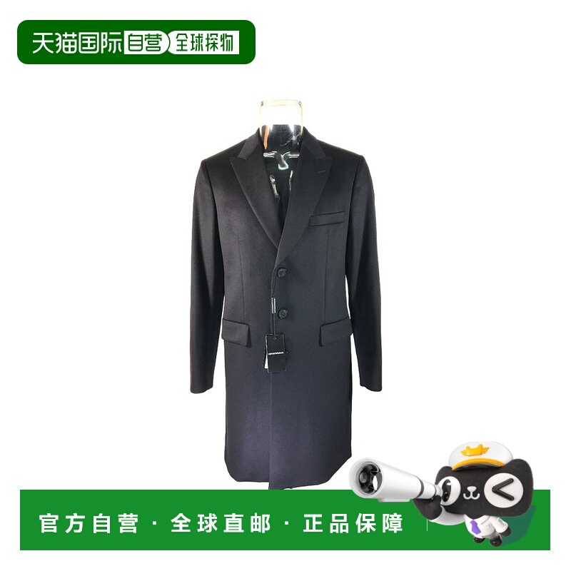 香港直邮Emporio Armani 单排扣羊毛大衣 P1L640P1641男装