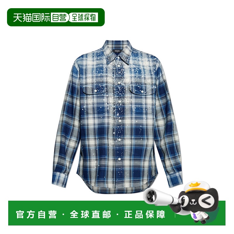 1h可退 香港直邮DSQUARED2 男士衬衫 S74DM0957D35206001F AW2025