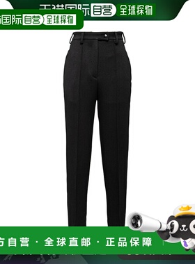 PRADA 女士休闲裤 P235HS2321ZQBF0002普拉达直筒裤烟管裤