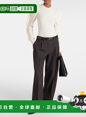 1h可退 香港直邮潮奢 MaxMara 麦斯玛拉 女士 Genero 荷叶边针织