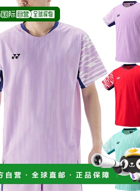 日本直邮YONEX 男女士比赛服网球和羽毛球服短袖 T恤YONEX 10644