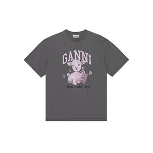 香港直邮Ganni短袖T恤T3789