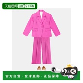 香港直邮Chloe 亚麻棉质长裤 蔻依 1h可退 女童 suit 童装