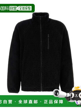 香港直邮FENDI 男士夹克 FAF728ARYNF0GME AW2024 黑色 拉链休闲