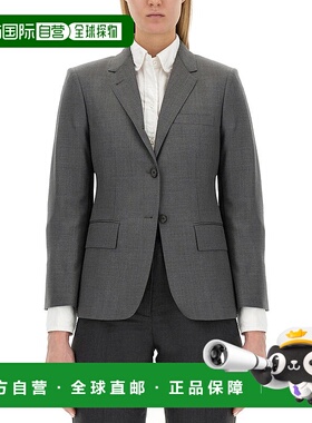 香港直邮THOM BROWNE 女士西服 FBC637A00626035 AW2024 灰色外套