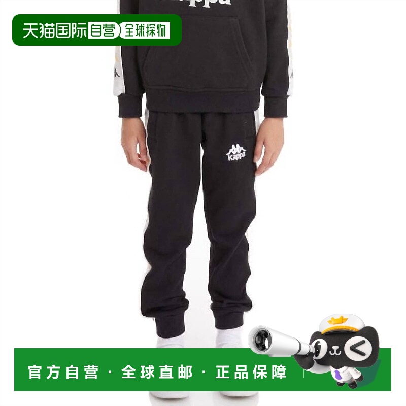自营 kappa儿童 222 Banda Alanz 3 运动裤（黑烟色） - 黑烟色