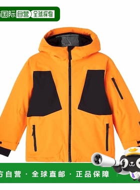 1h可退 香港直邮Molo 男童 Alpine 连帽滑雪夹克童装 orange橙色
