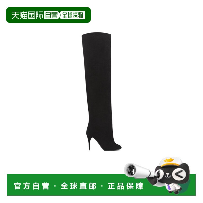 香港直邮ALAIA 女士靴子 AA3O056CK177999 SS2025 黑色 Decollete