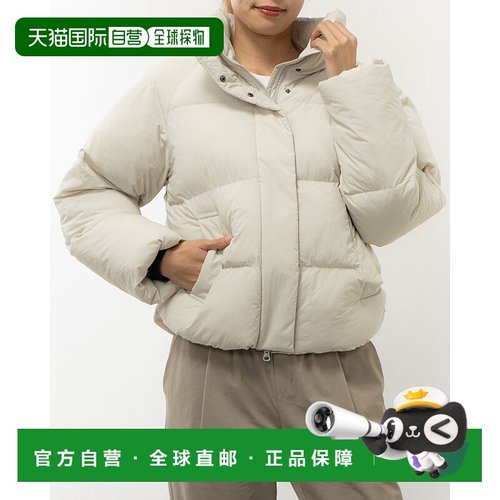 日本直邮TIGORA 女士中棉铝蓄热垫衬帽外套 TR-9C2893IJ [TI1866E