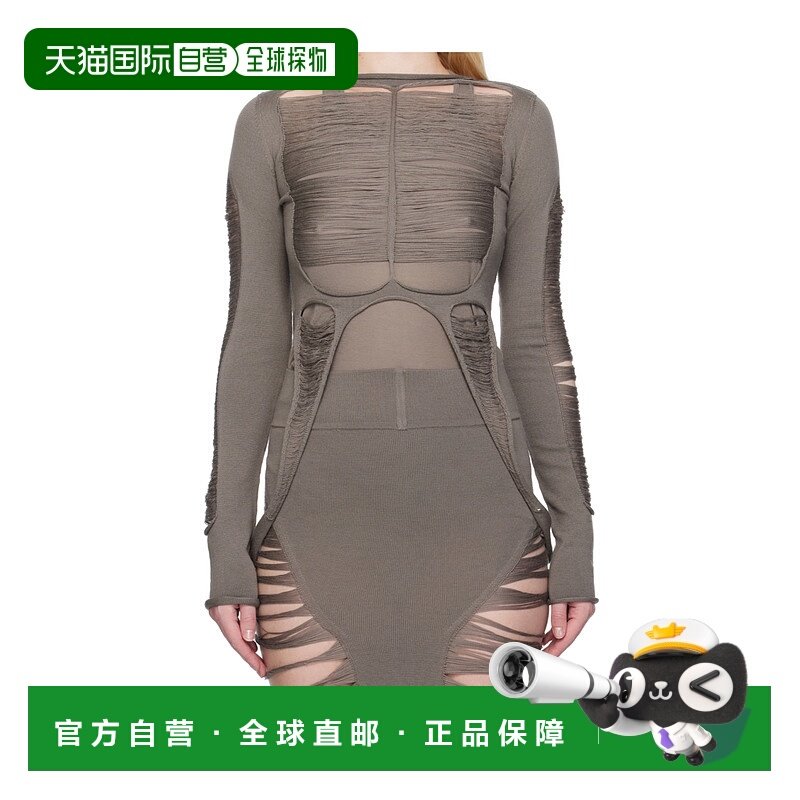 1h可退 香港直邮Rick Owens 长袖针织衫 RO01E7616KGRIDM