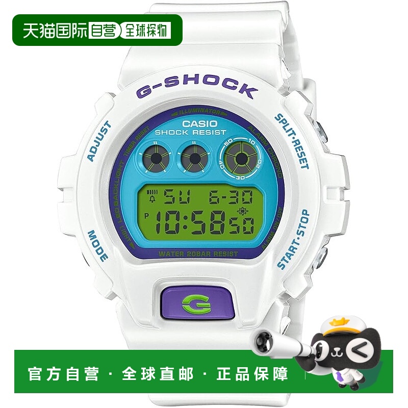 【日本直邮】卡西欧 G-SHOCK DW-6900RCS-7JF 男士白色Crazy Colo