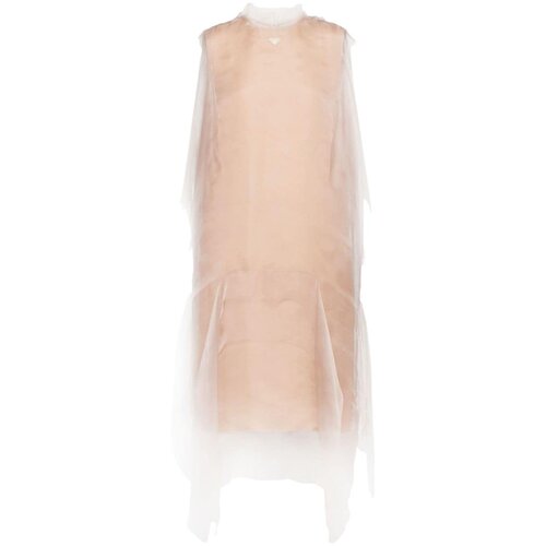 PRADA 女士连衣裙 P3M53SOOO141HF063L SS2024 浅棕色