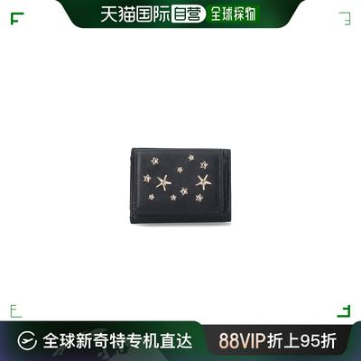 香港直邮潮奢 Jimmy Choo 周仰杰 女士 Wallets Black 钱包 NEMO