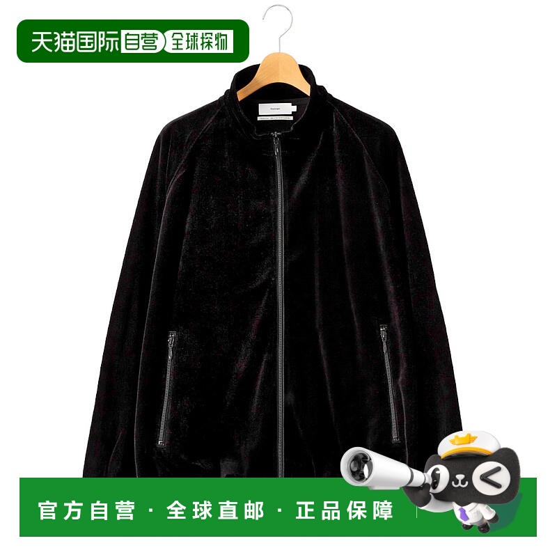 1h可退 日本直邮Graphpaper 男士紧凑设计天鹅绒运动夹克 GM24370